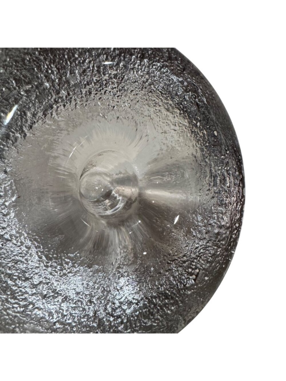 Blenko Clear Glass Taper Candle Holders Heavy 4" in Set of 2 Vtg MCM Home Decor - Picture 11 of 12